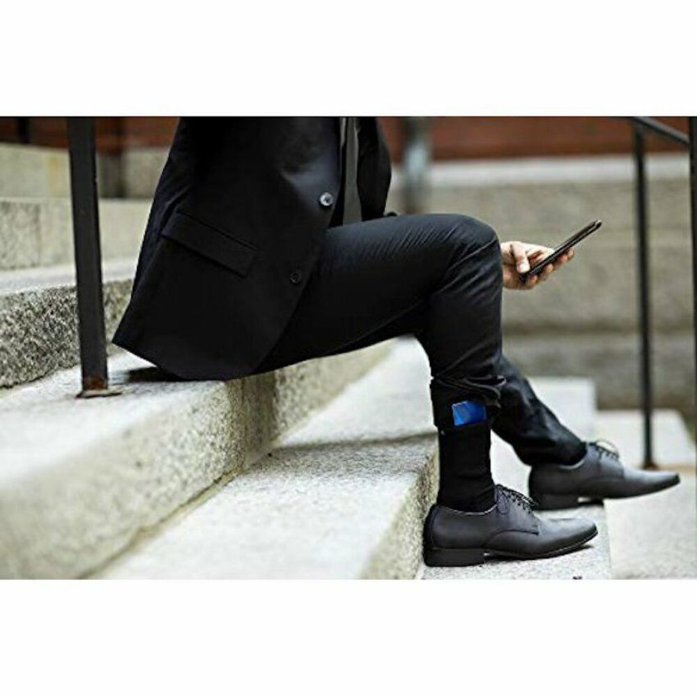 TCK IQ Unisex Stash & Dash Performance Zip Pocket Crew Socks California Bears